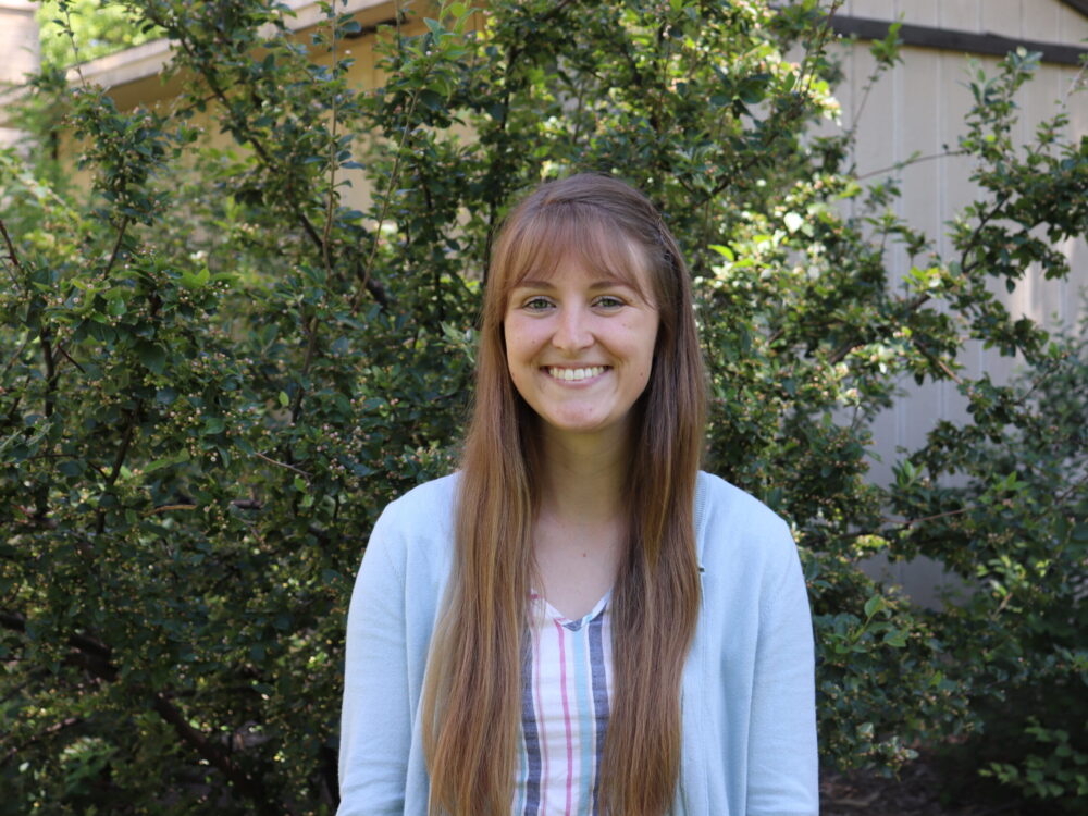 An outdoor portrait of Callie Grawe